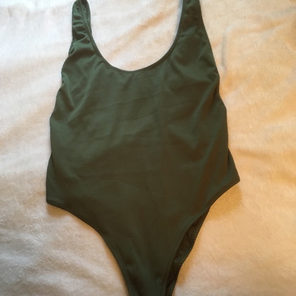 Topshop Ribbed Swimsuit NWT - Picture 4 of 7
